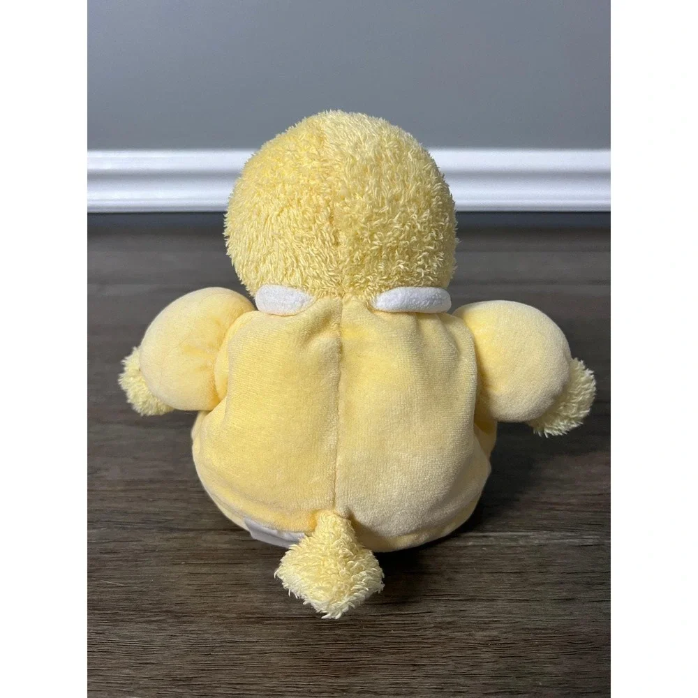 Vintage 2005 Carter's Terry Cloth Yellow‎ Baby Duck Rattle Plush